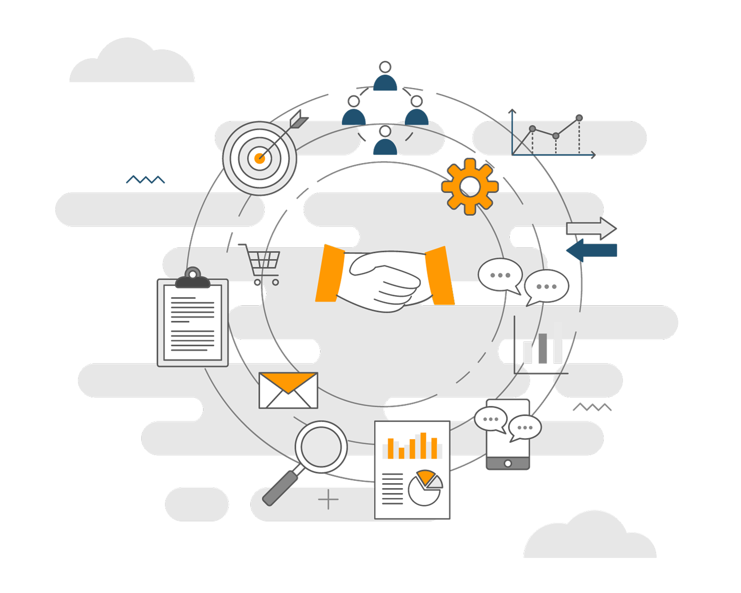 crm-system-einleitung-vektor